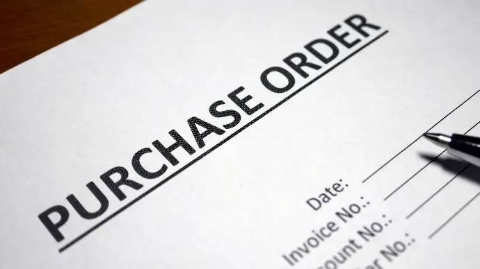 image for purchase order